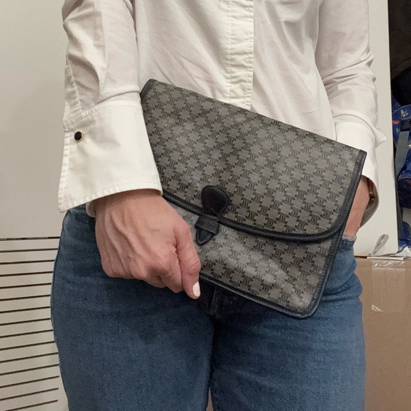 Celine Handbags - Celine Black Leather Interior